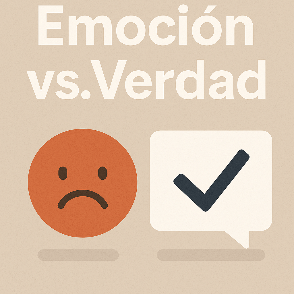 Emoción vs Verdad: cómo no caer en trampas&nbsp;mentales